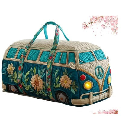 Tealvana quilted weekend bag by Ellie Dublin