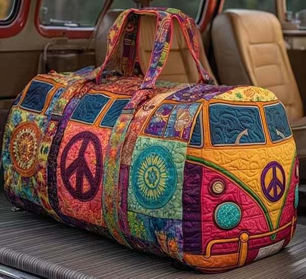 Bohovana quilted weekend bag by Ellie Dublin