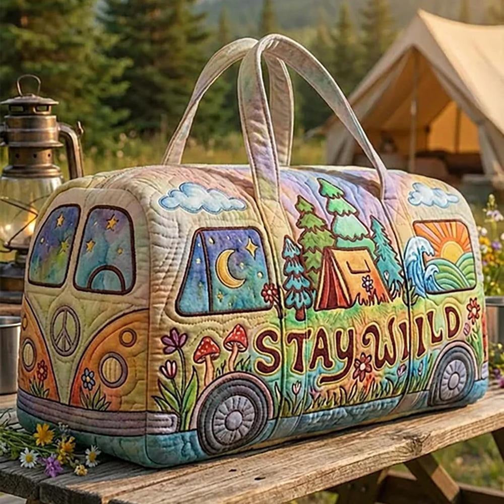 Campvana quilted weekend bag by Ellie Dublin