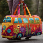 Petalvana quilted weekend bag by Ellie Dublin