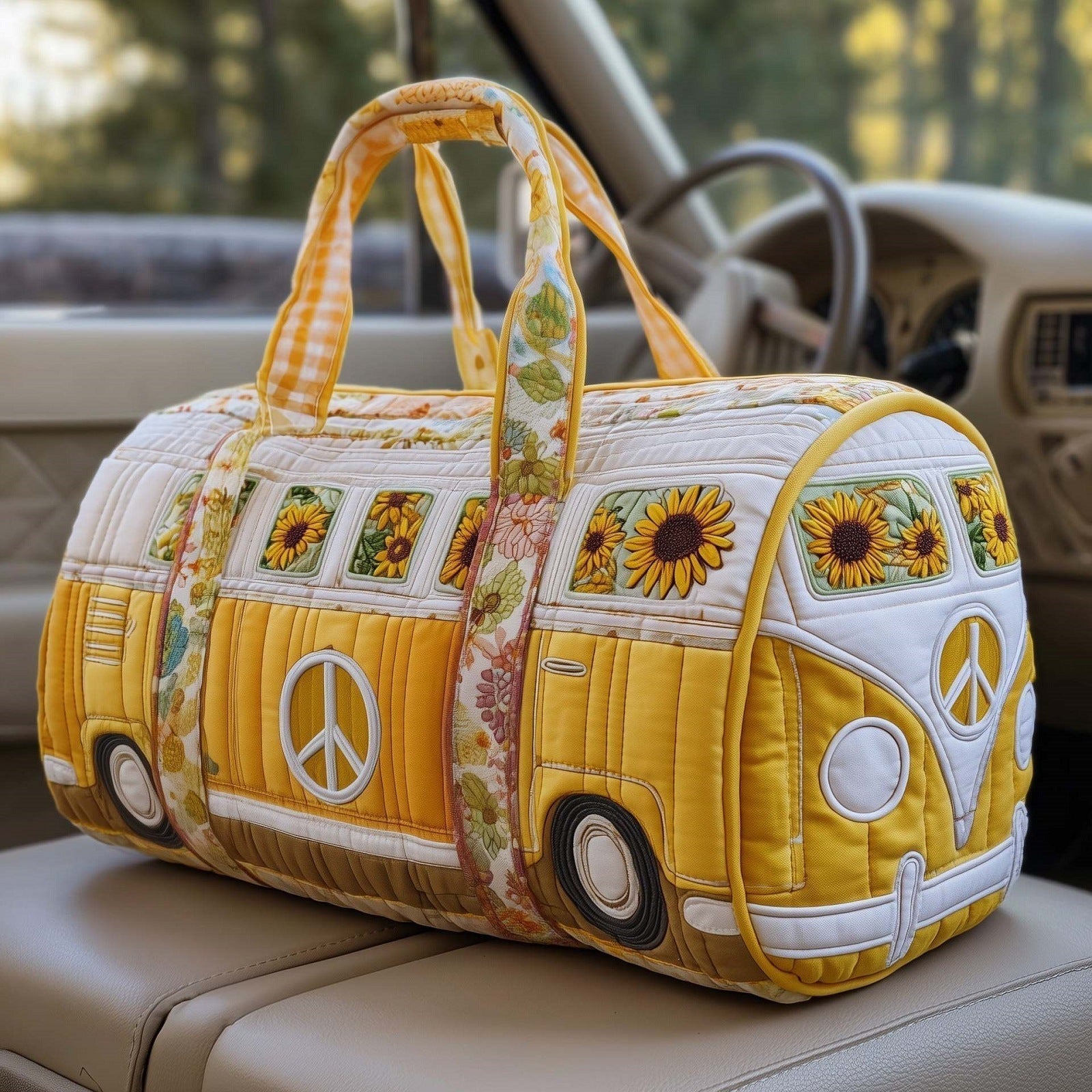 Sunvana quilted weekend bag by Ellie Dublin