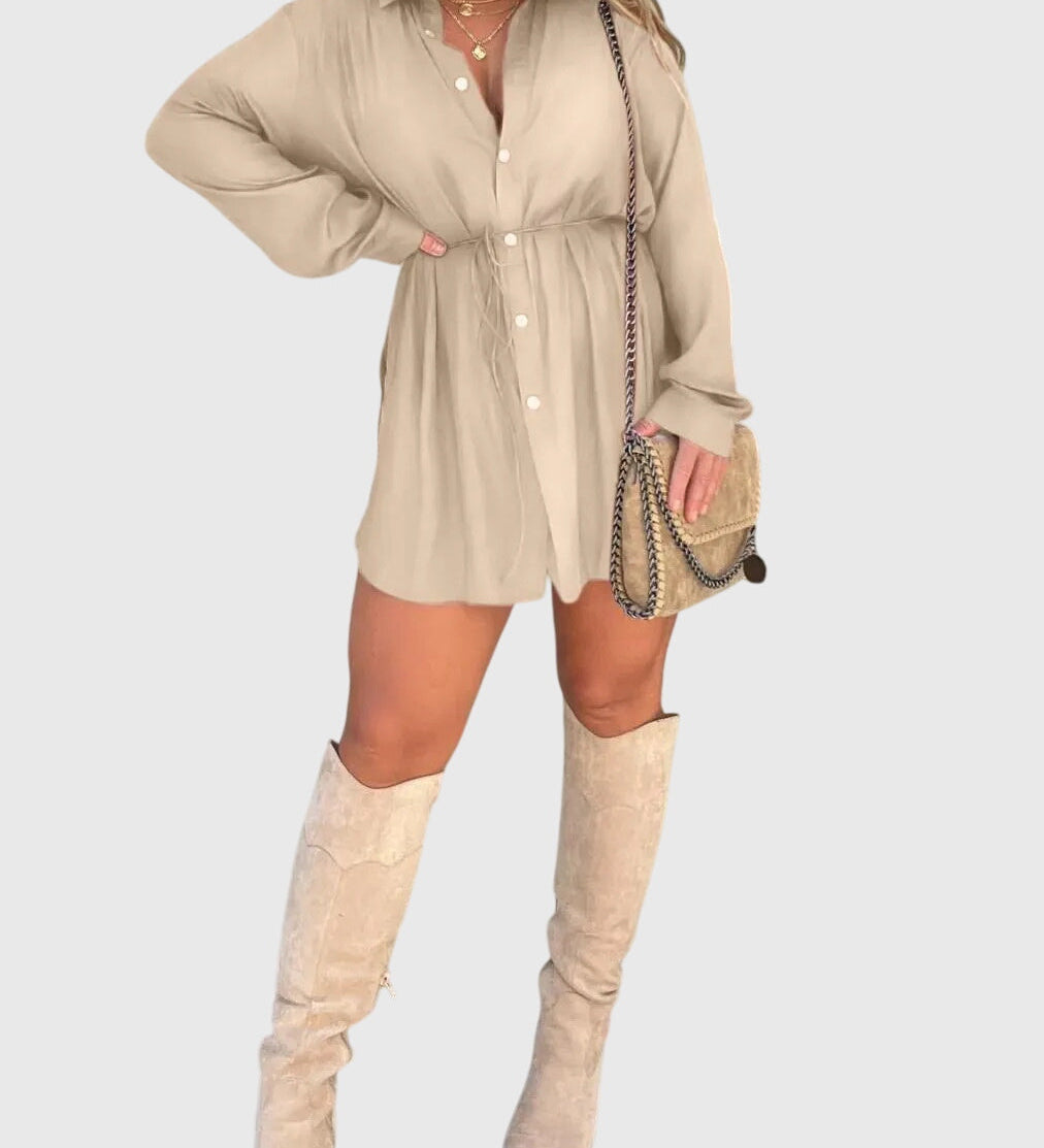 Sylvie | Elegant Pinafore Dress