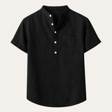 The Piccadilly Men’s Soft Summer Basic Shirt with Chest Pocket