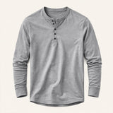 The Meadowcrest Hill Men’s Breathable Cotton Blend Henley Shirt