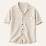 The Mayfair Men’s Relaxed Fit Textured Linen Blend Shirt