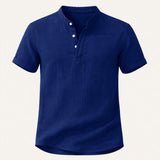 The Glencrest Ridge Men's Soft Linen Summer Casual Button-Up Shirt