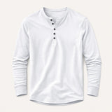 The Meadowcrest Hill Men’s Breathable Cotton Blend Henley Shirt