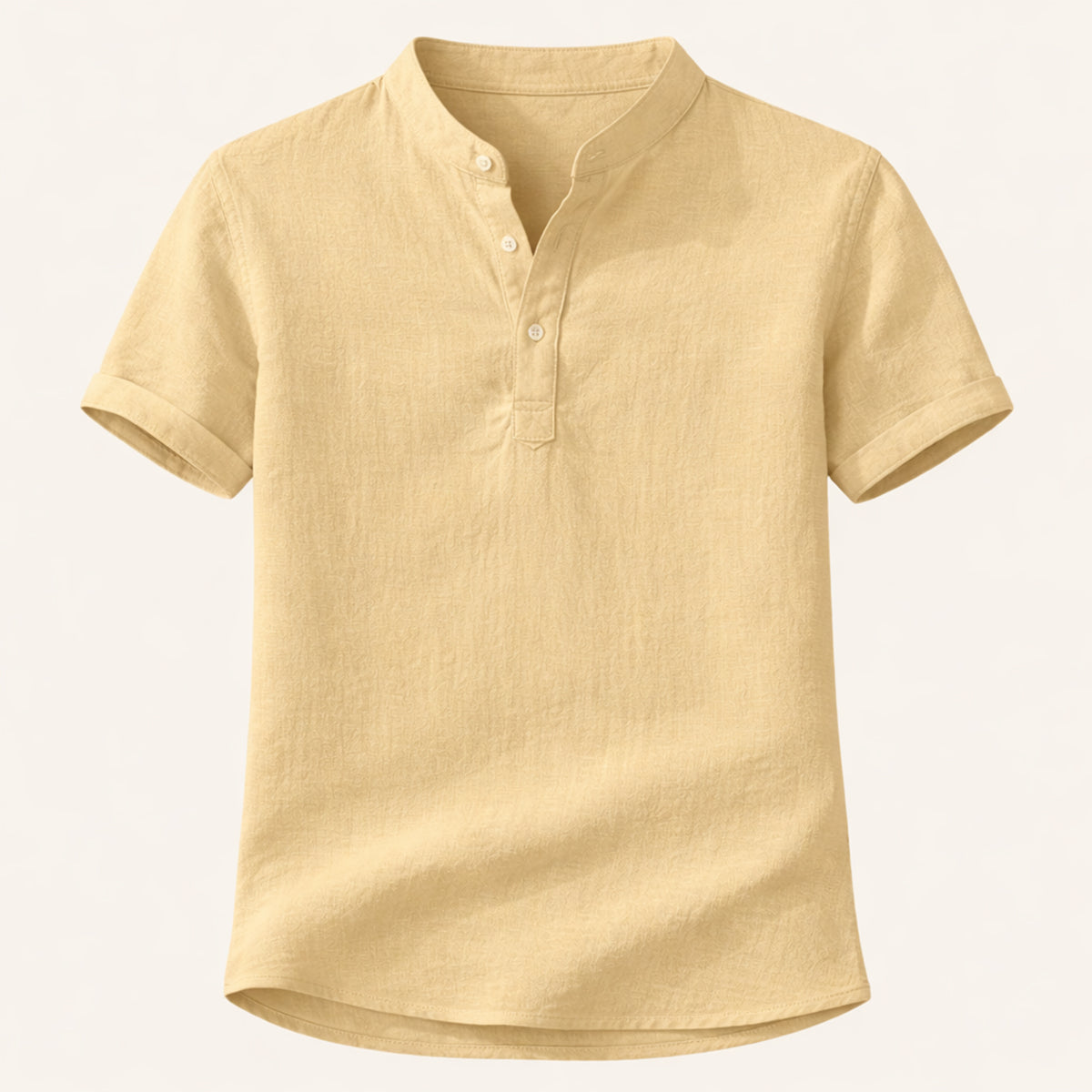 The Meadowbrook Ridge Men's Lightweight Linen Summer Trendy Button-Up Shirt