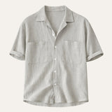 The Mayfair Men’s Relaxed Fit Textured Linen Blend Shirt