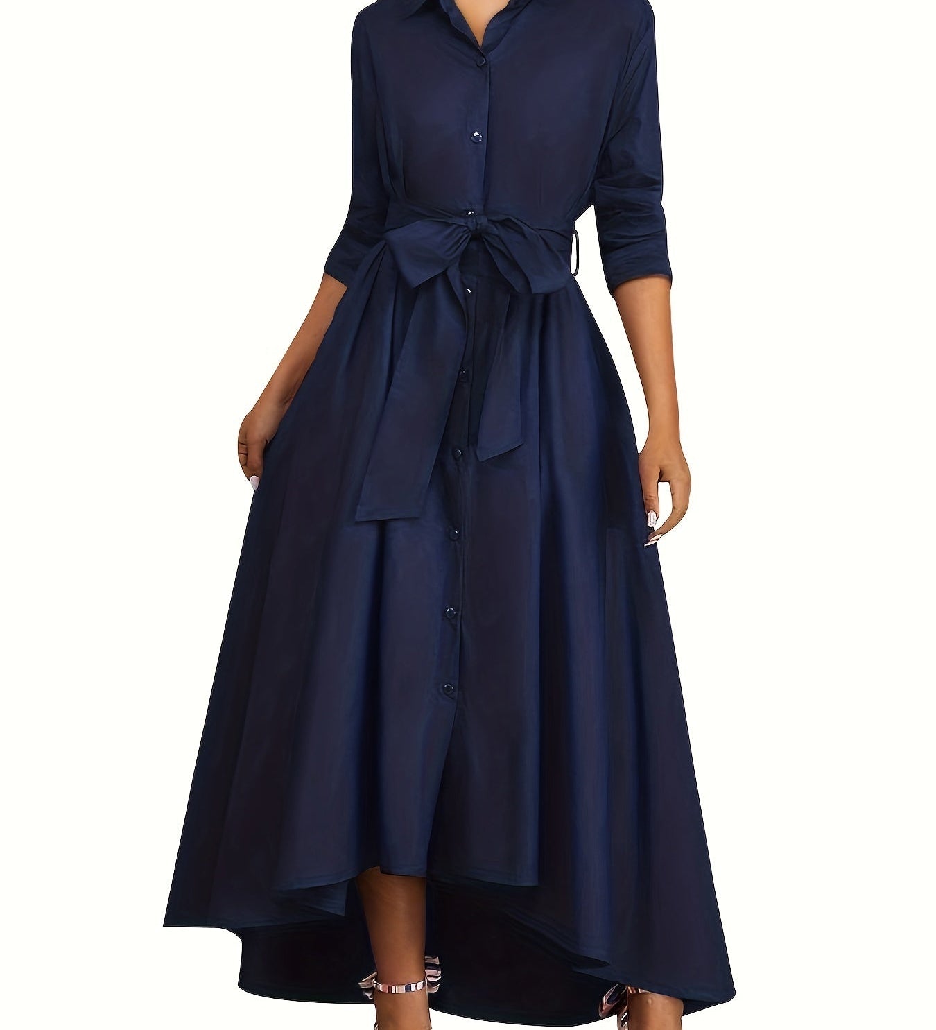 Martine | Perfect Buttoned Maxi Dress for Parties