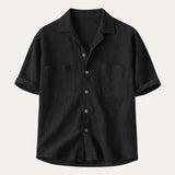 The Mayfair Men’s Relaxed Fit Textured Linen Blend Shirt