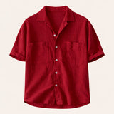 The Mayfair Men’s Relaxed Fit Textured Linen Blend Shirt