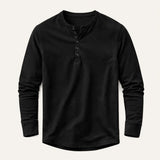 The Meadowcrest Hill Men’s Breathable Cotton Blend Henley Shirt