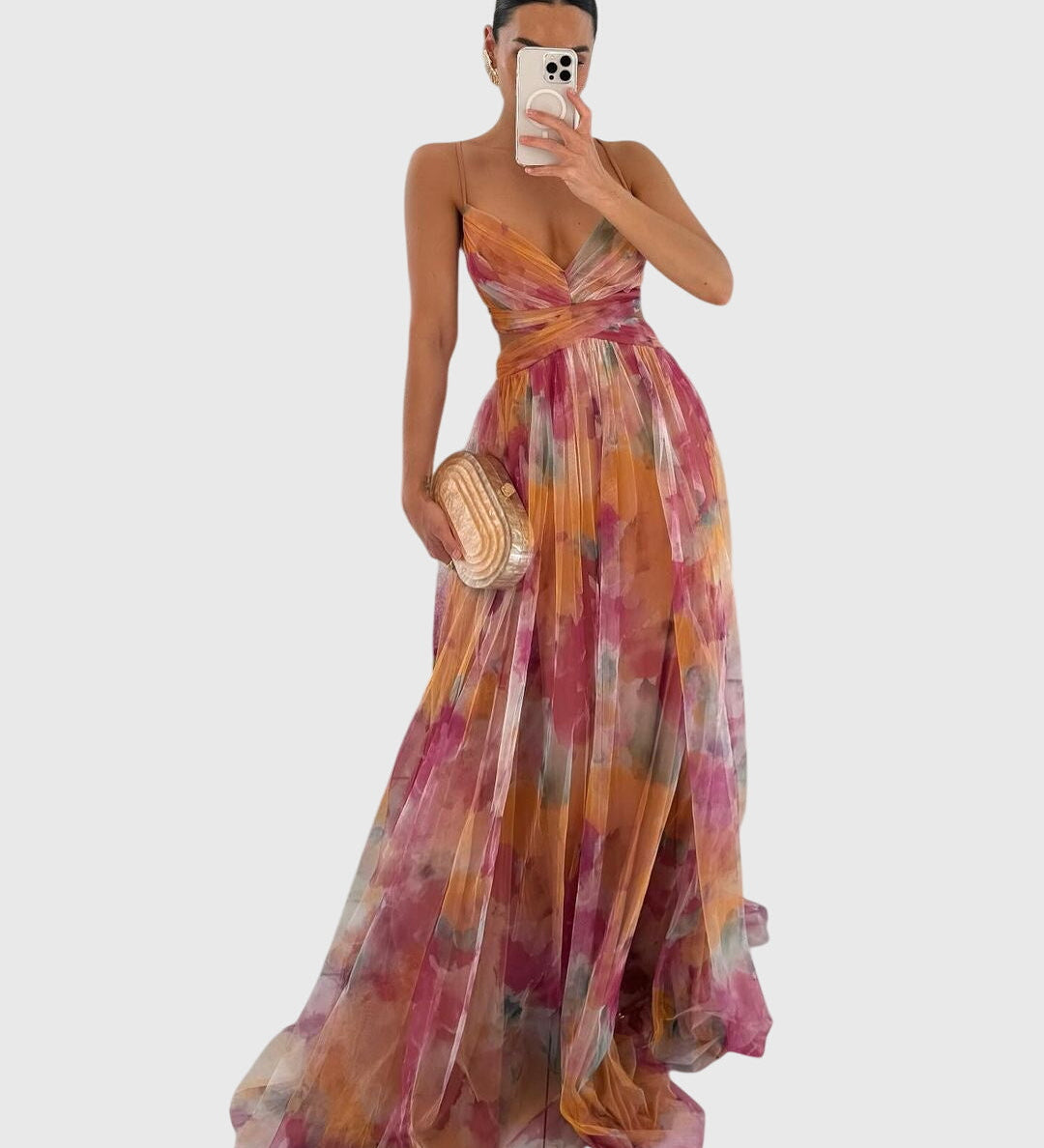 Caroline | Floral Maxi Dress