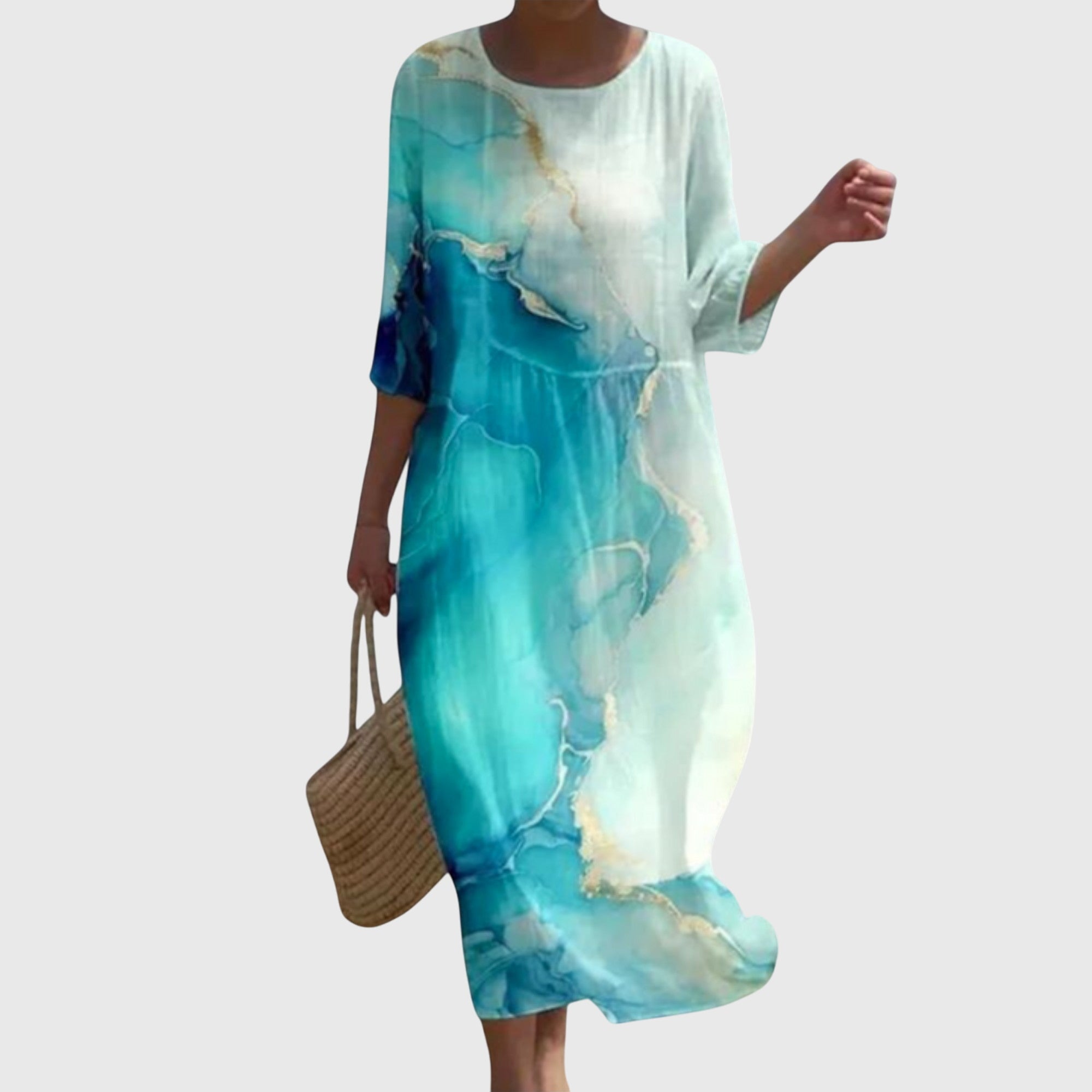 Martine | Elegant Floral Maxi Dress