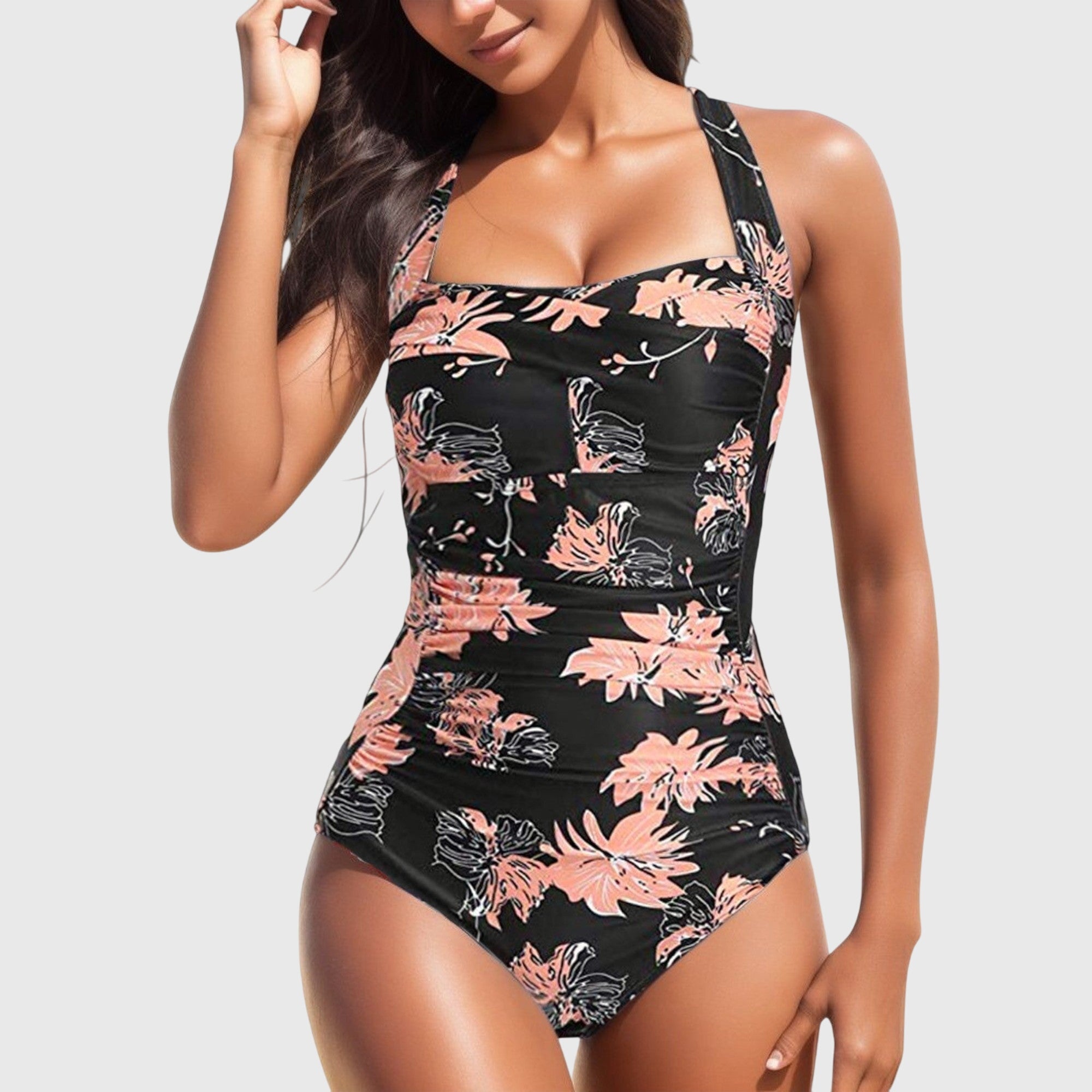 Raphaëlle | Floral Print One-Piece Swimsuit