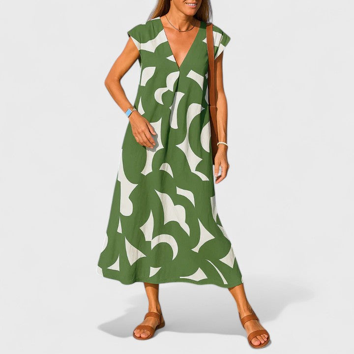 Valery | Floaty V-Neck Dress