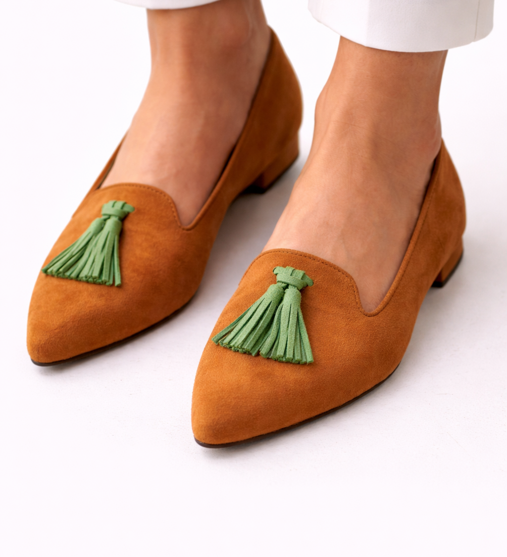 Freya - Pom Pom Moccasin