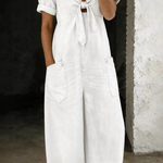 Garance | Denim Jumpsuit with V-Neck – view 6