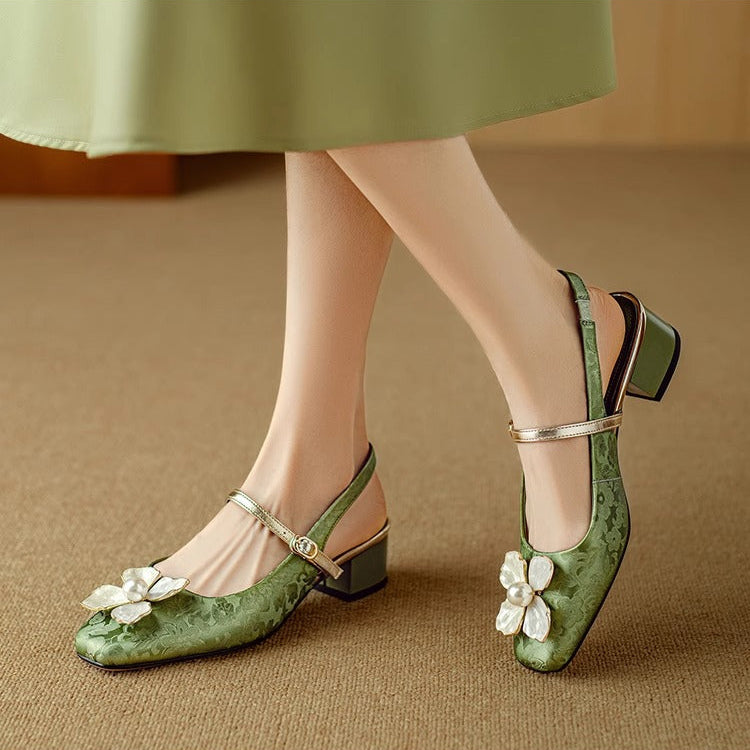 Eloise – Elegant Women's Shoes with Floral Detail