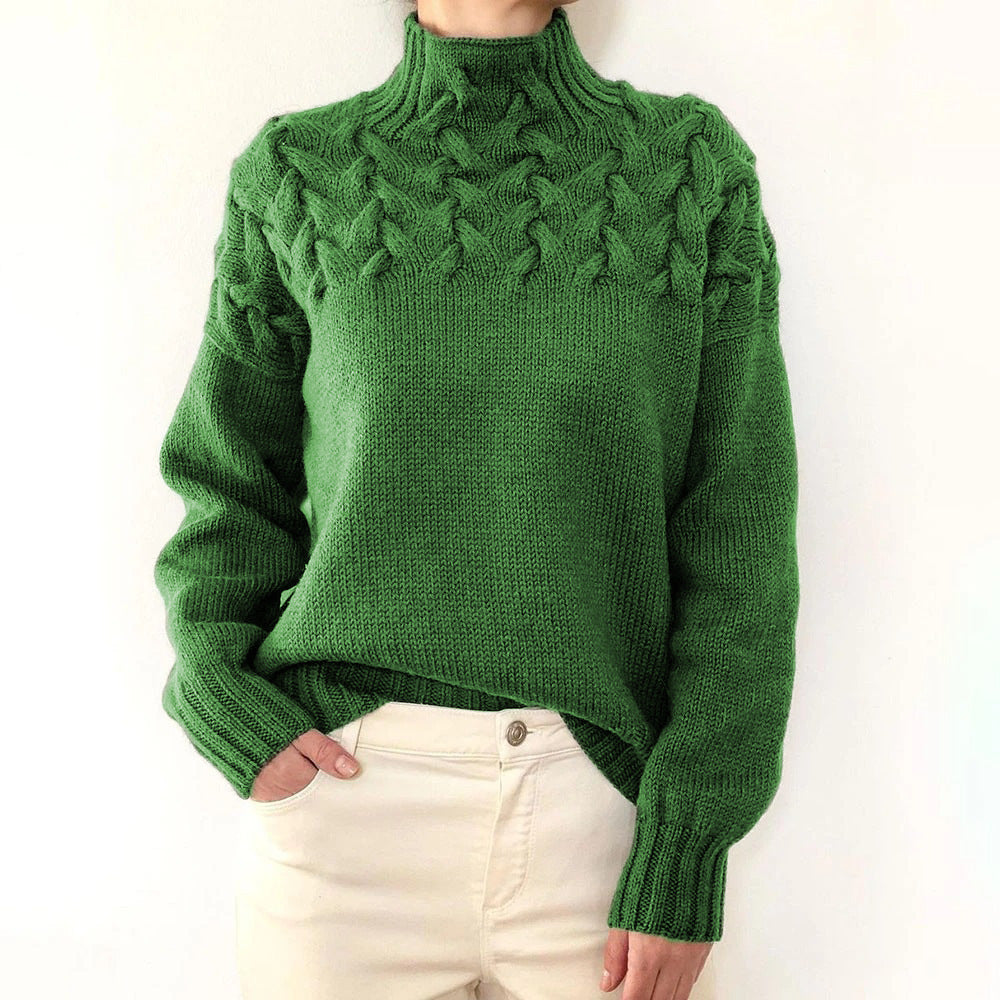 Nina | Cozy Knit Turtleneck
