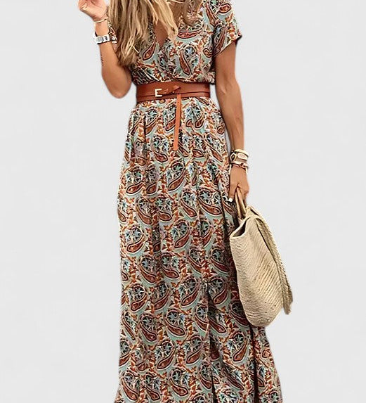 Caroline | Elegant Boho Maxi Dress
