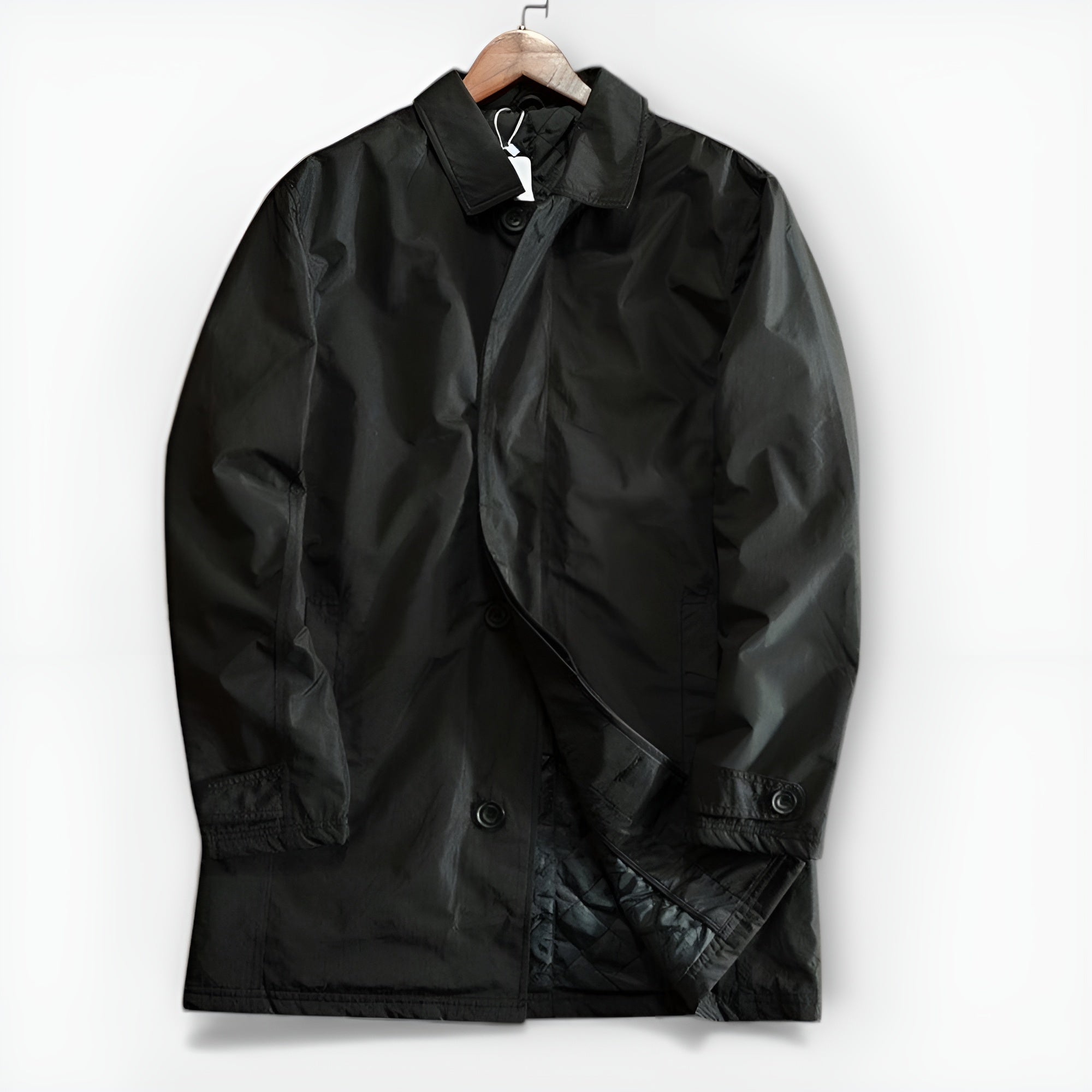 Jonas | Checkered Overcoat