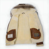 Aron™ | Fur-Hooded Bomber Jacket