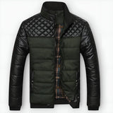 Félix™ | Dual Material Leather and Fabric Jacket