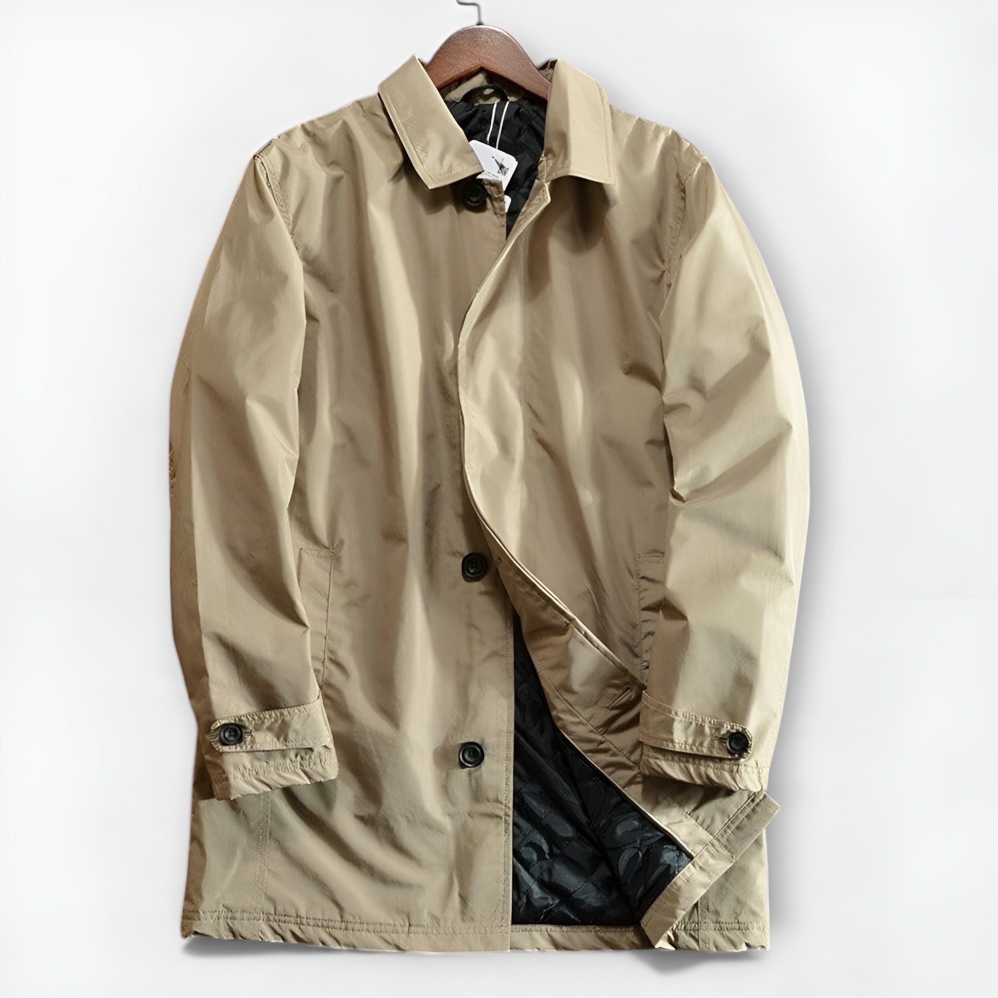 Jonas | Checkered Overcoat