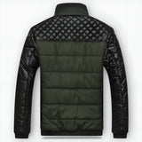 Félix™ | Dual Material Leather and Fabric Jacket