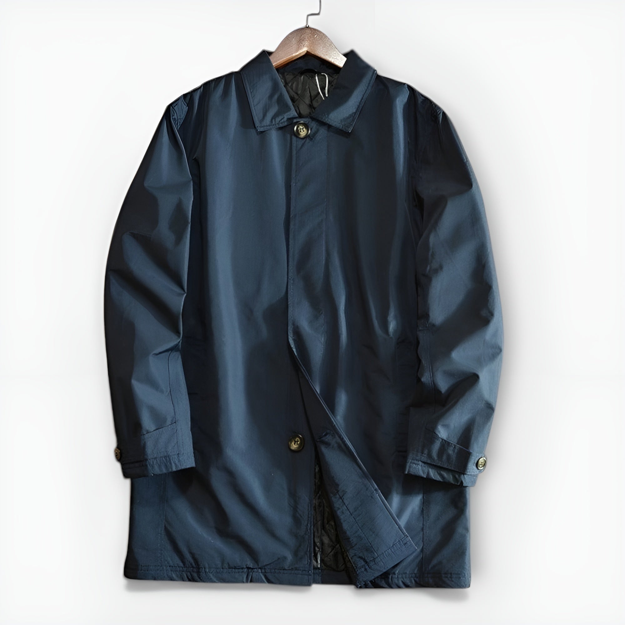 Jonas | Checkered Overcoat