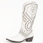 Inès | Knee-High Western Boots with Studs – view 7