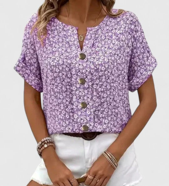 Isabelle | Chic Floral Summer Blouse
