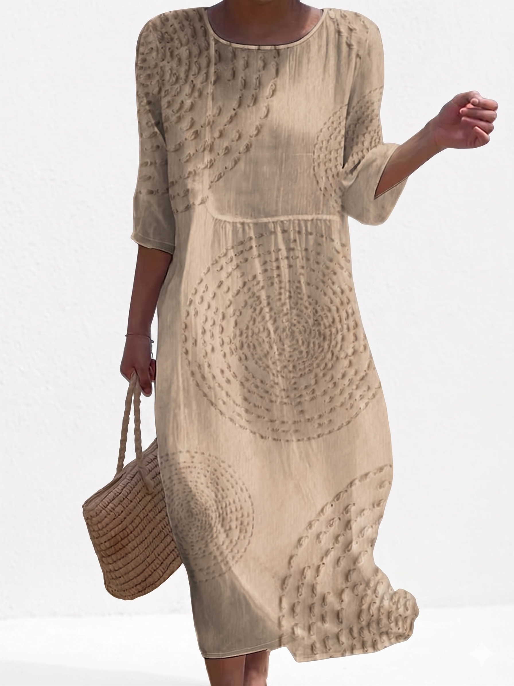 Juliette - Casual Embroidered Dress for Women.