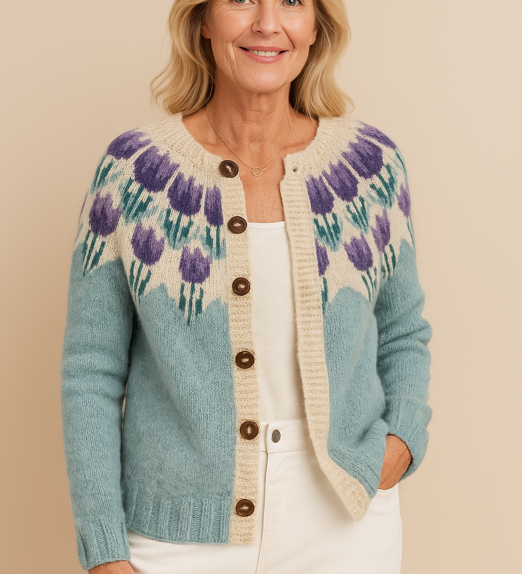 Keira floral cardigan for women | Ellie Dublin