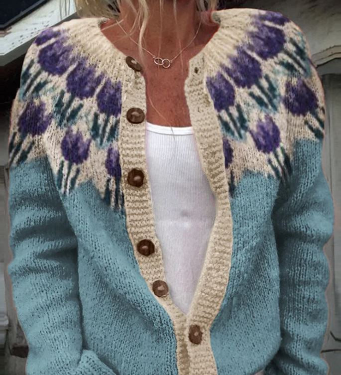 Keira floral cardigan for women, view 2