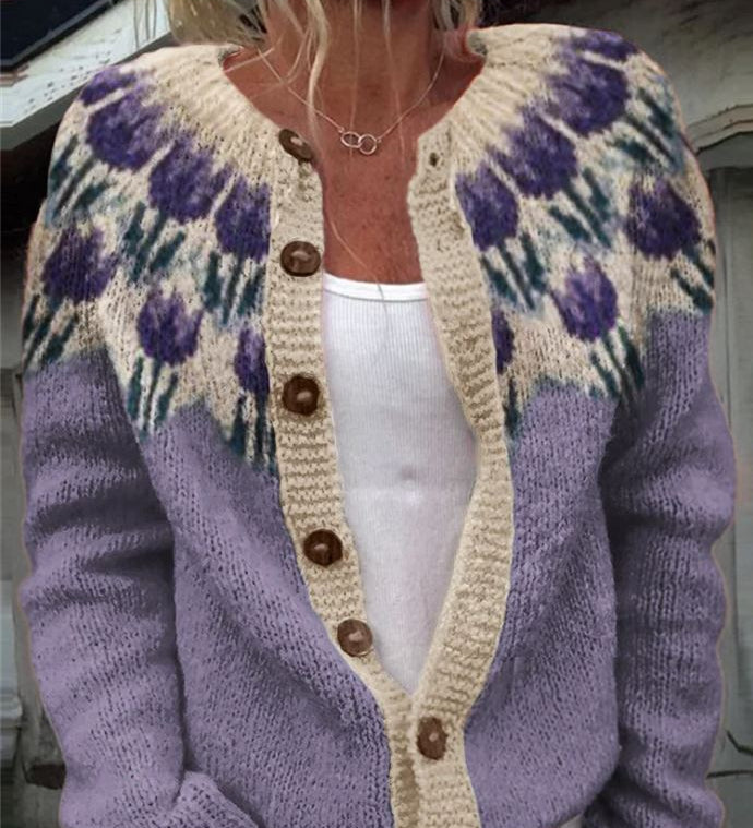 Keira floral cardigan for women, view 3