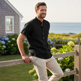 The Piccadilly Men’s Soft Summer Basic Shirt with Chest Pocket