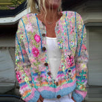 Lena floral cardigan for women, view 2
