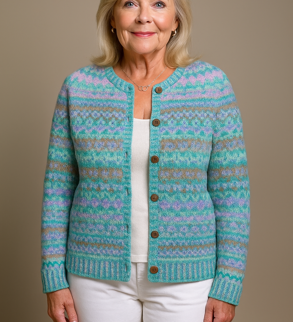 Lila blue cardigan for women | Ellie Dublin