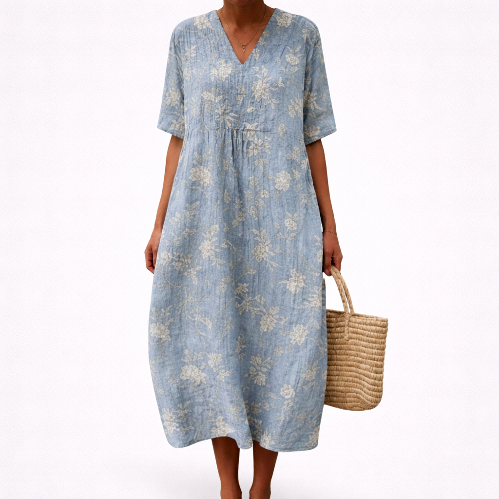 Line - Flattering Printed Summer Dress