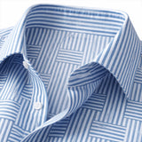 The Stratford Men’s Breathable Striped Wrinkle Resistant Shirt