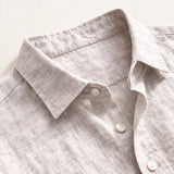 The Kensington Men’s Lightweight Loose Fit Linen Button-Up Shirt