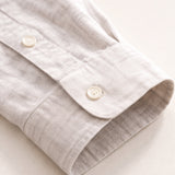 The Kensington Men’s Lightweight Loose Fit Linen Button-Up Shirt