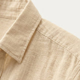 The Brookhaven Hill Men’s Cotton Linen Summer Beach Shirt