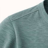 The Bathwick Men’s Breathable Henley Collar Summer T-Shirt