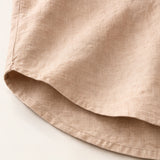 The Hillgate Men’s Casual Cotton Linen Henley Shirt