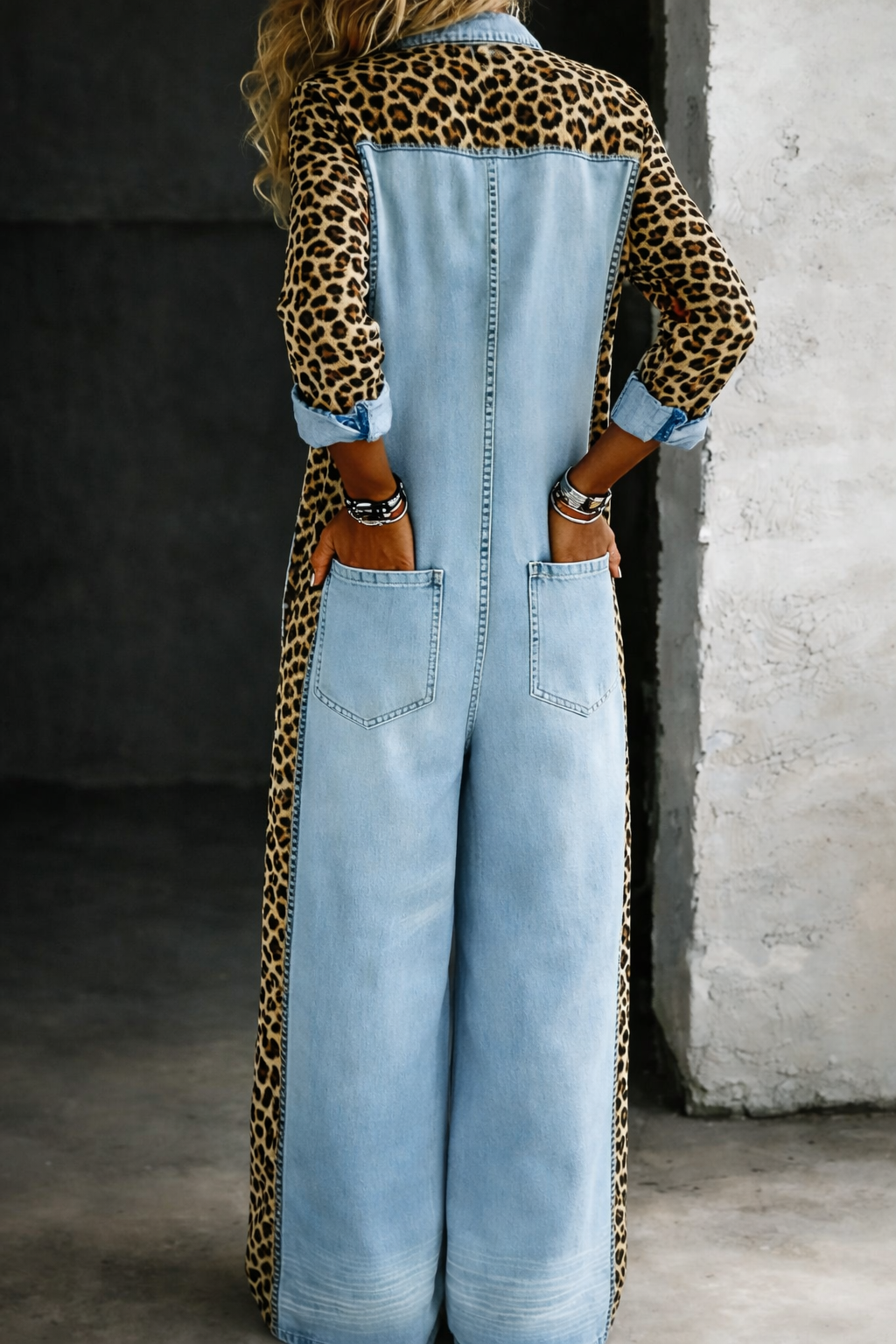 Maelle | Denim Shirt Jumpsuit – view 7