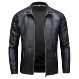 Bastien™ | Collared Leather Jacket
